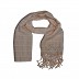Golden beats studded heart shaped fringe's hijab - Light Orange Golden beats studded heart shaped fringe's hijab - Light Orange